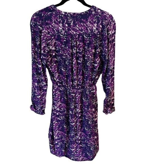 41 hawthorn stitch fix purple  Jacquelyn shirt dress size small pockets elastic - Picture 3 of 10